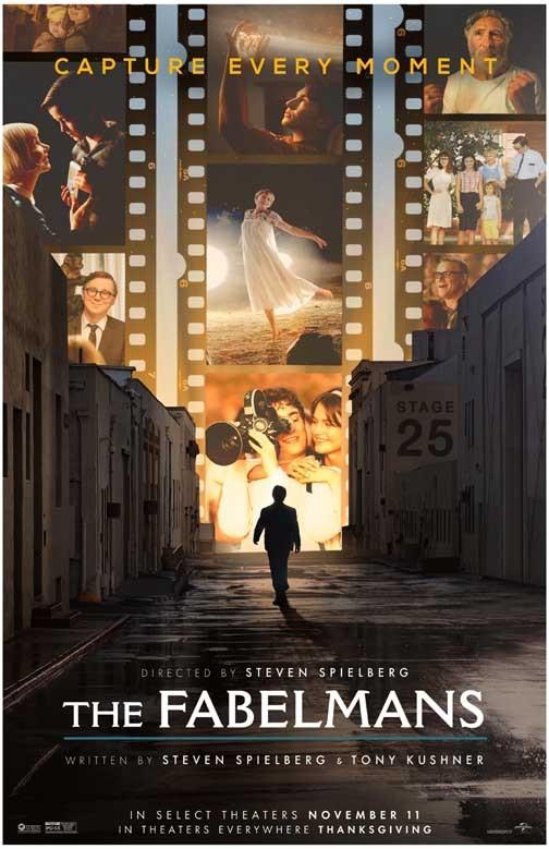 Michelle Williams THE FABELMANS Paul Dano movie poster 11x17 Steven Spielberg