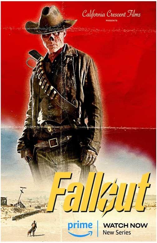 Walton Goggins FALLOUT ghoul "California Crescent Films" movie poster 11x17