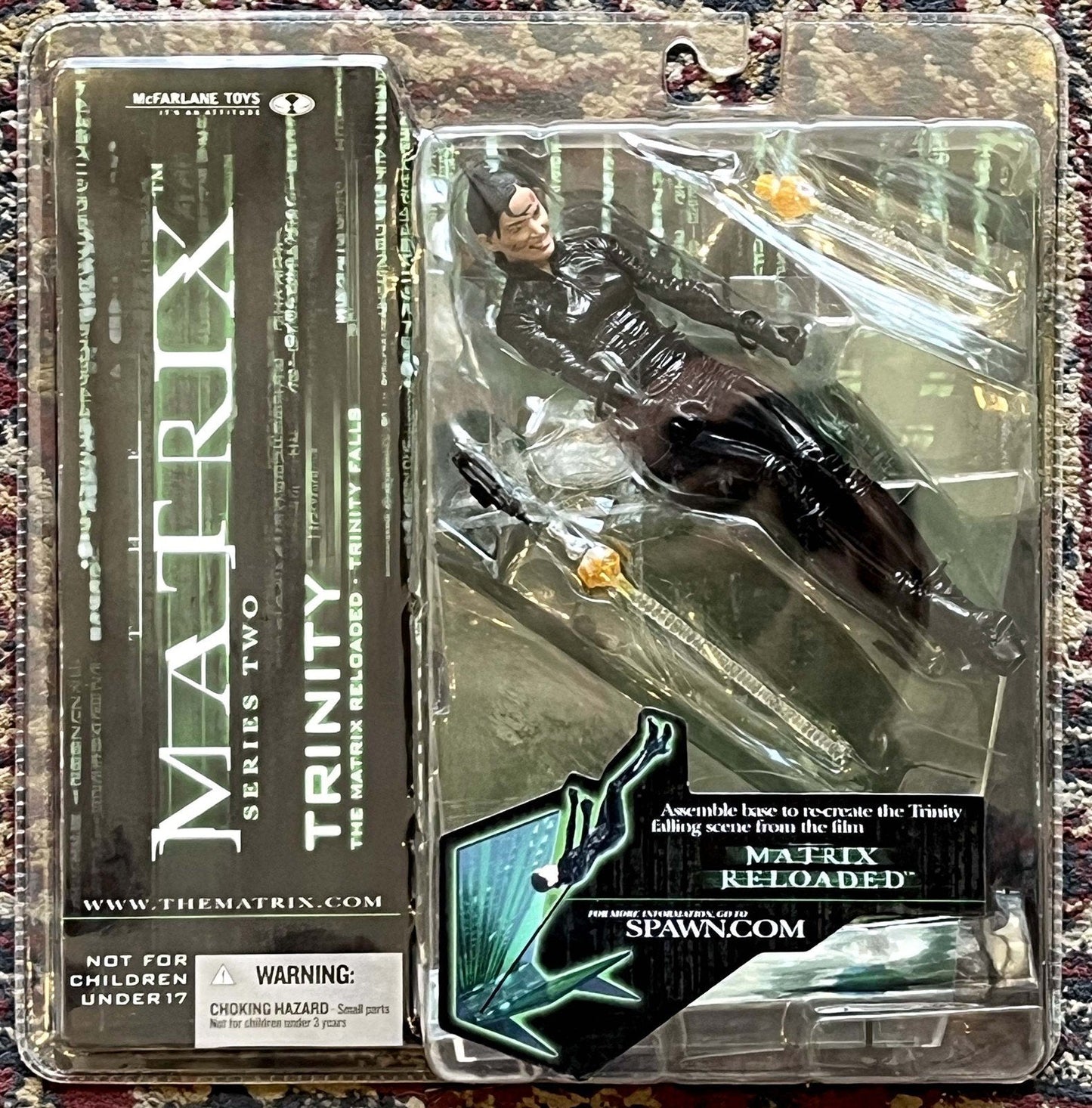 THE MATRIX RELOADED McFarlane Toys TRINITY Series 2 collectible figure
