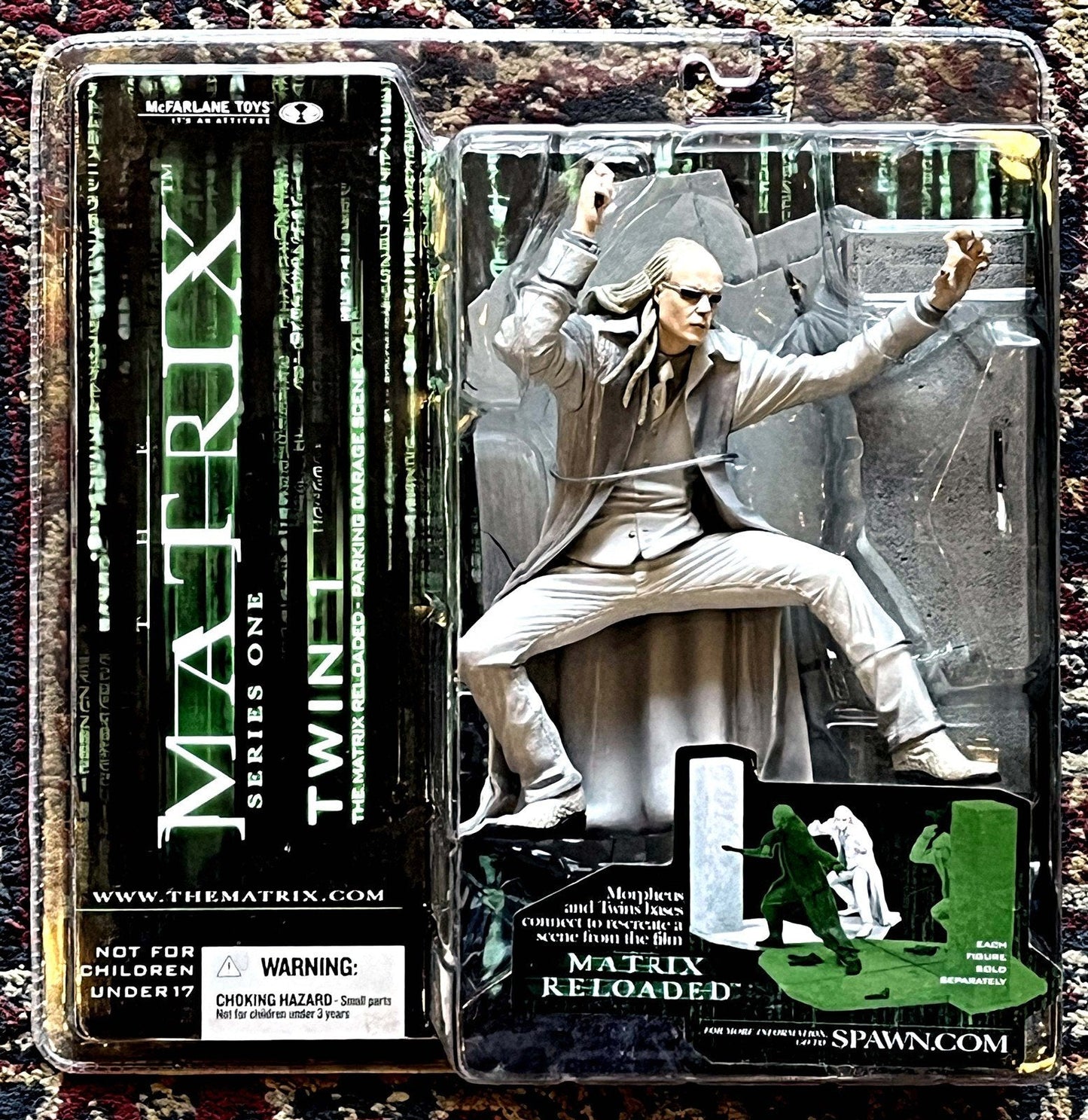THE MATRIX RELOADED McFarlane Toys TWIN 1 Series 1 collectible figure
