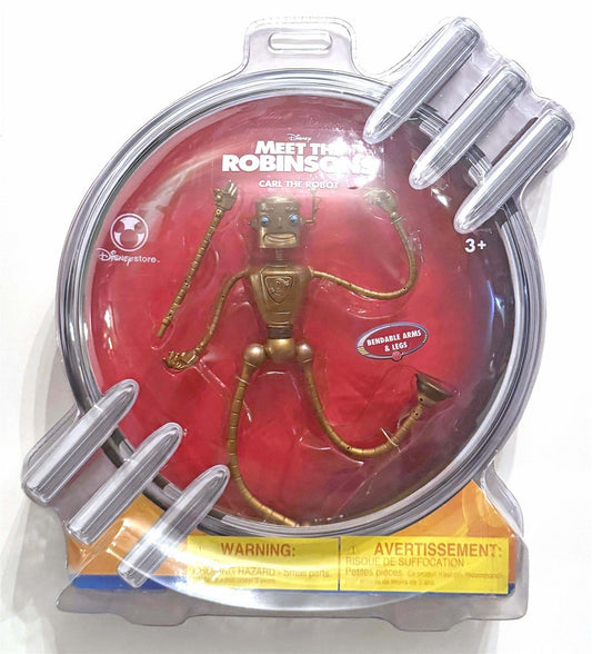 MEET THE ROBINSONS Carl the Robot action figure 2007 Disney Store exclusive