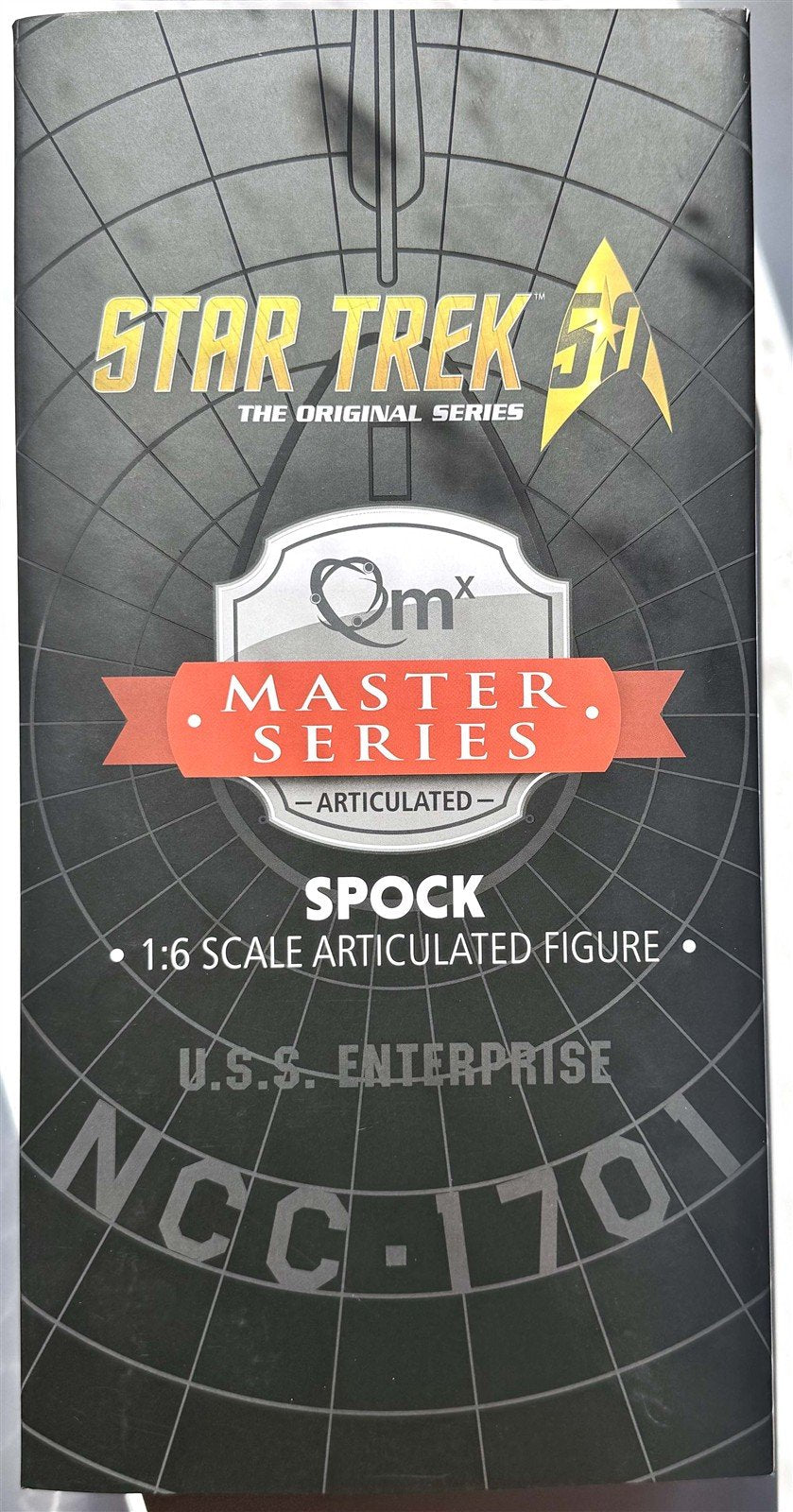 QMX Master Series MR. SPOCK 1:6 figure MIB 2016 NEW