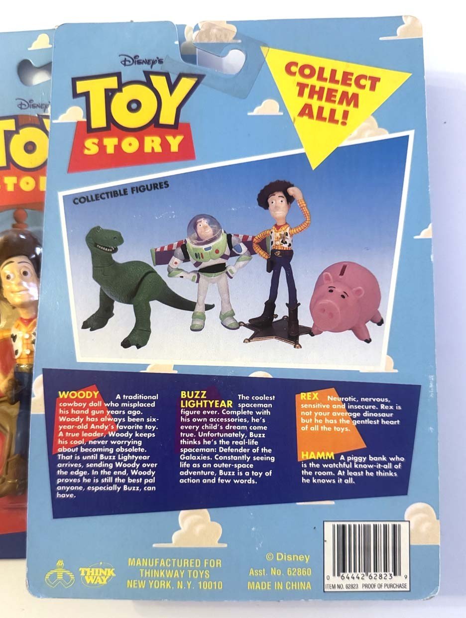 1996 Thinkway Toys Disney Pixar TOY STORY collectible figures set of 4 RARE