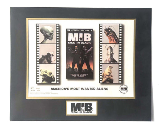Will Smith MEN IN BLACK Tommy Lee Jones MIB collectible art CyberCene Cel 1999