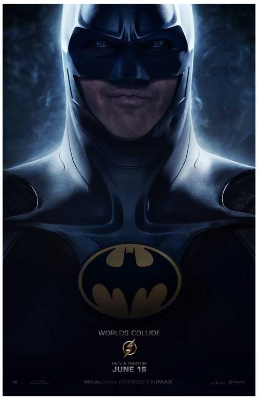 Michael Keaton THE FLASH movie poster 11x17 Batman