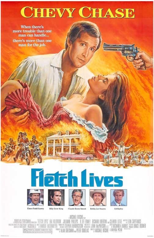 Chevy Chase FLETCH LIVES Julianne Phillips movie poster 11x17