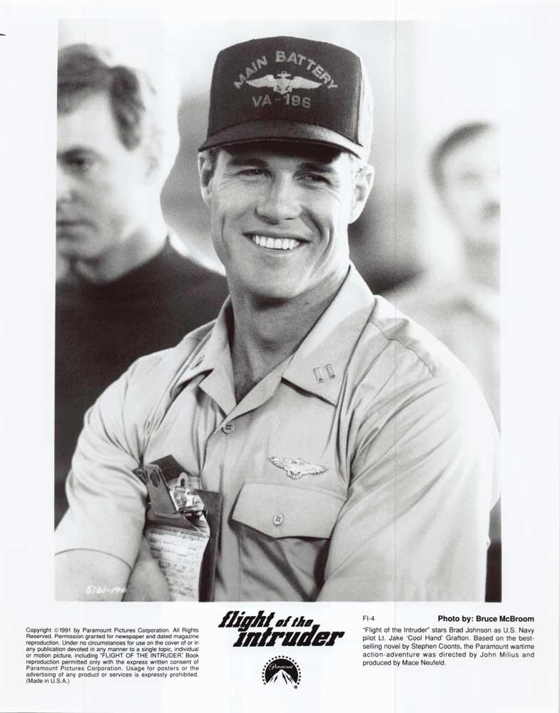 Brad Johnson FLIGHT OF THE INTRUDER original 8x10 press photo 1991