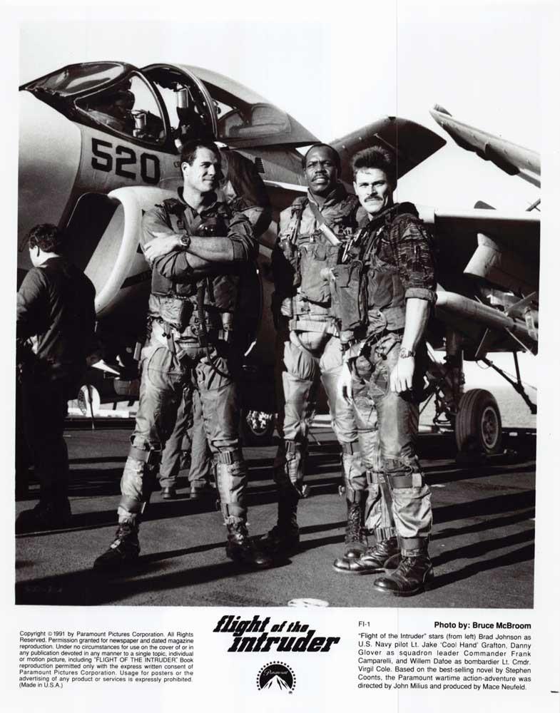 Glover FLIGHT OF THE INTRUDER Johnson Dafoe original 8x10 press photo 1991