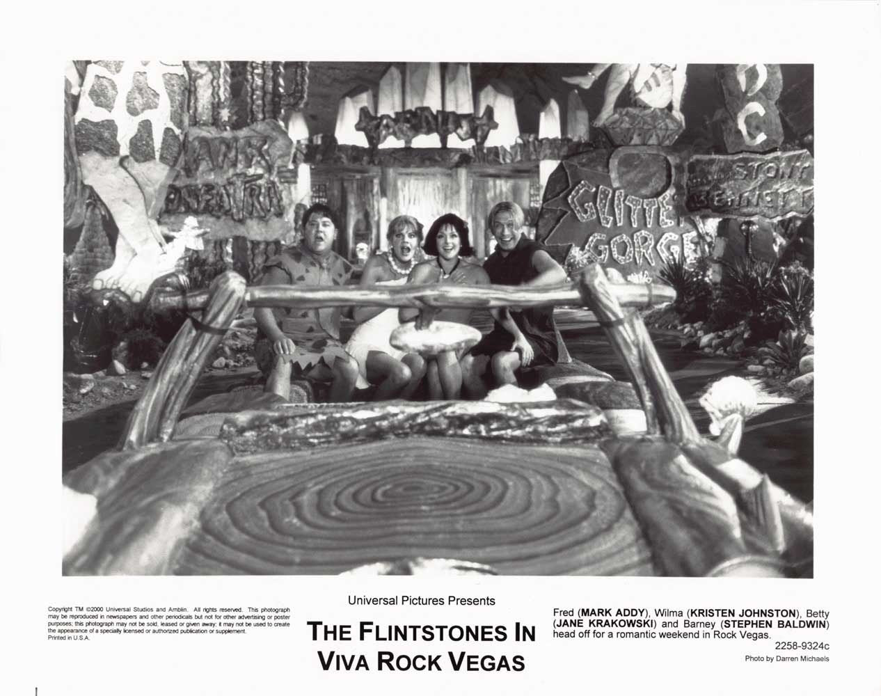 Mark Addy FLINSTONES VIVA ROCK VEGAS Kristen Johnston original press photos