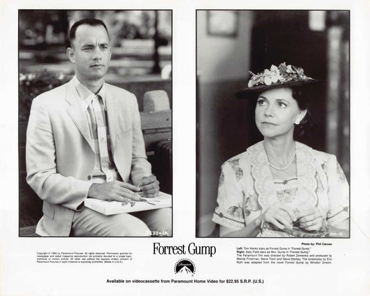 Tom Hanks FORREST GUMP Sally Field original 10x8 press photo 1994