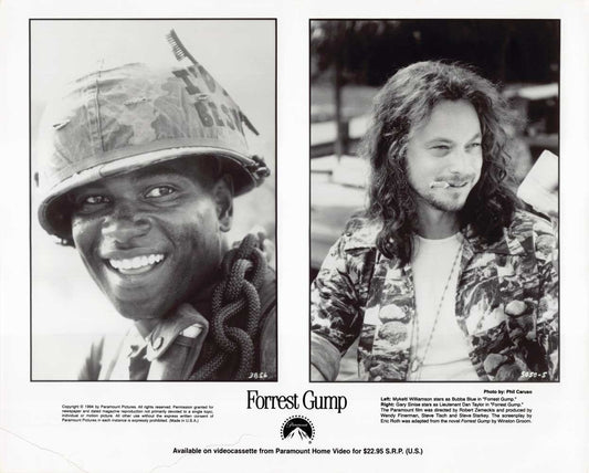 Mykelti Williamson FORREST GUMP Gary Sinise original 10x8 press photo 1994