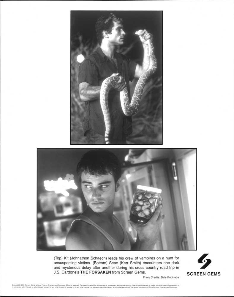 Johnathon Schaech THE FORSAKEN Kerr Smith original 8x10 press photo 2001
