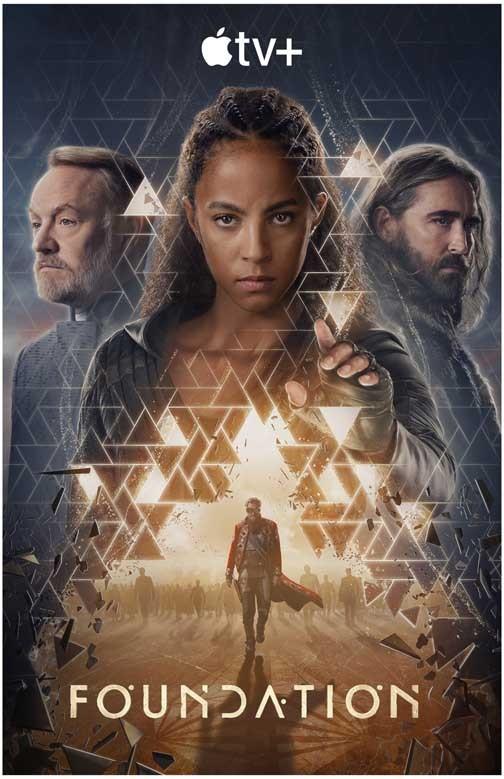 Lee Pace FOUNDATION Jared Harris Leah Harvey movie poster 11x17 S3