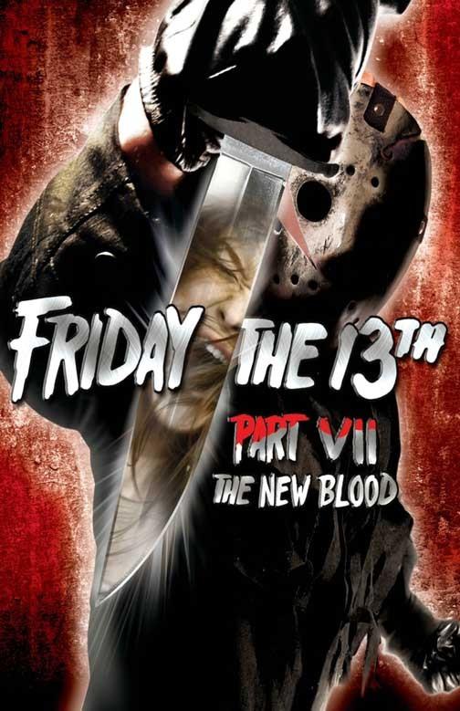 Jason Voorhees FRIDAY THE 13TH PART VII NEW BLOOD movie poster 11x17