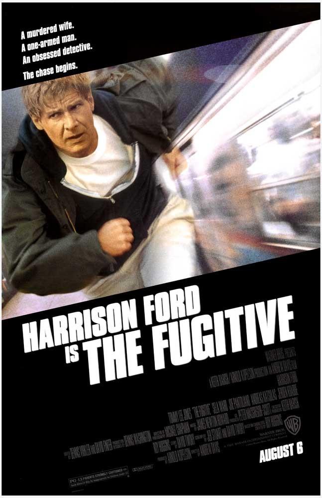 Harrison Ford THE FUGITIVE Tommy Lee Jones movie poster 11x17