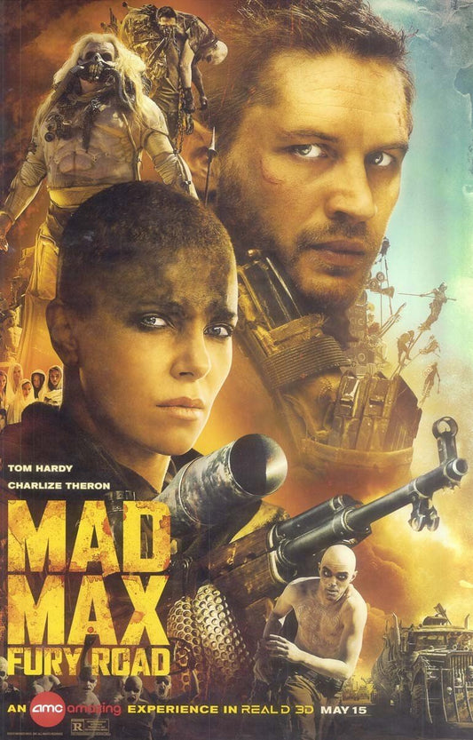 Tom Hardy MAD MAX FURY ROAD original studio movie poster 11x17 AMC