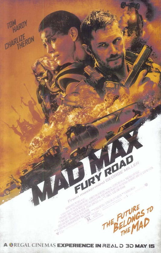 Hardy MAD MAX FURY ROAD Theron original studio movie poster 11x17 Regal