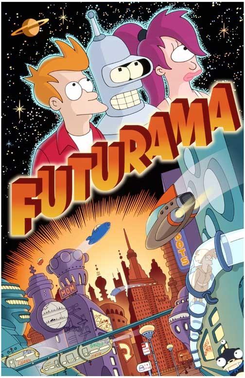FUTURAMA artwork poster 11x17