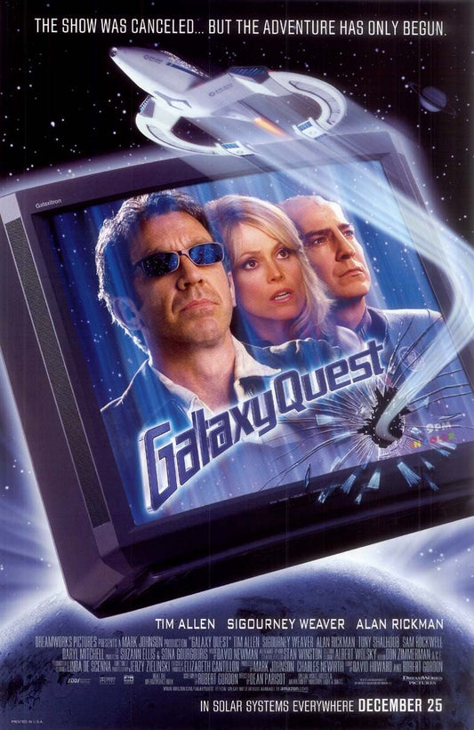 Tim Allen GALAXY QUEST Sigourney Weaver original studio movie poster 11x17