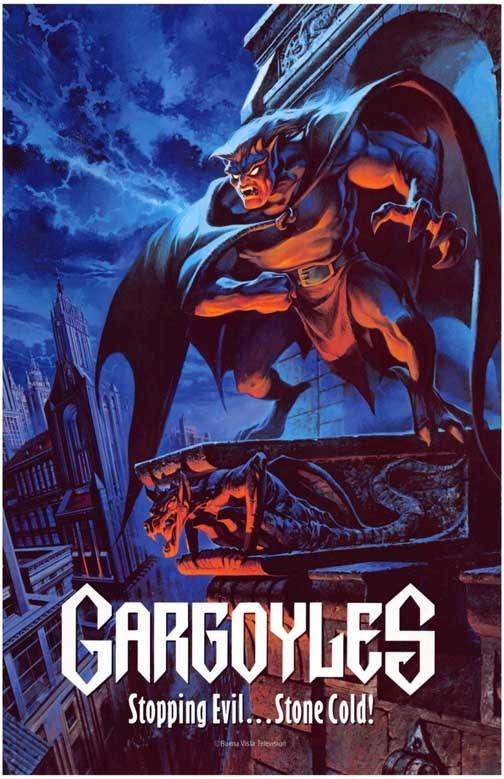 Jonathan Frakes GARGOYLES artwork poster 11x17