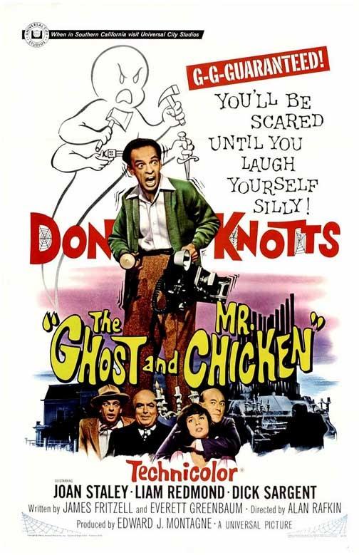 Don Knotts THE GHOST AND MR. CHICKEN Dick Sargent movie poster 11x17
