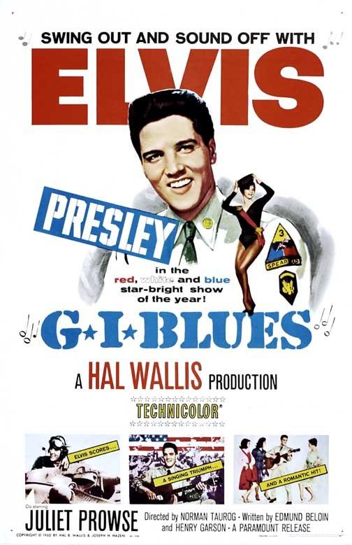 Elvis Presley G.I. BLUES movie poster 11x17