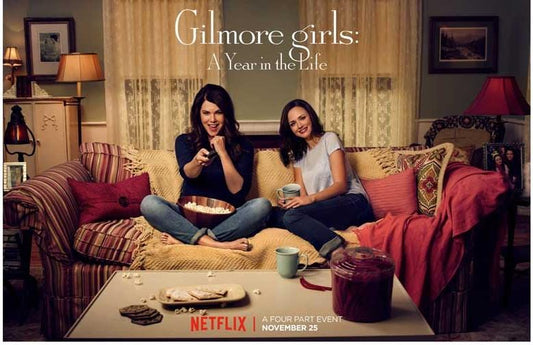 Netflix GILMORE GIRLS A YEAR IN THE LIFE poster 17x11