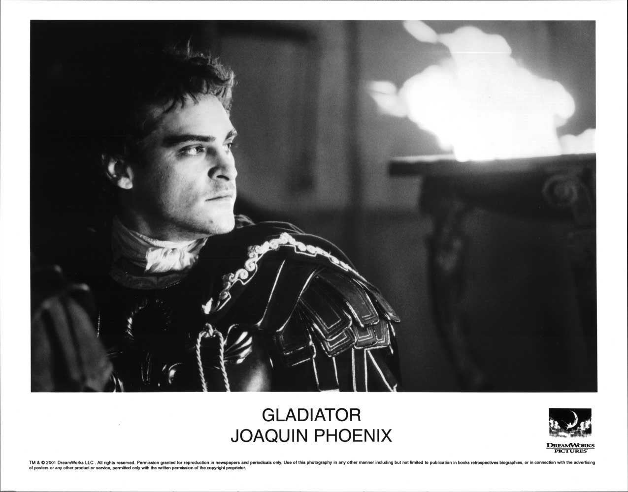 Joaquin Phoenix GLADIATOR original 10x8 press photo 2001
