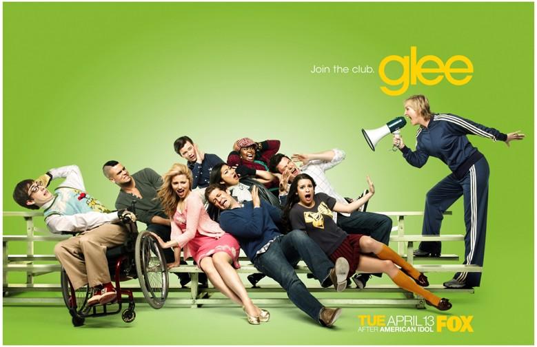 GLEE cast television poster 17x11