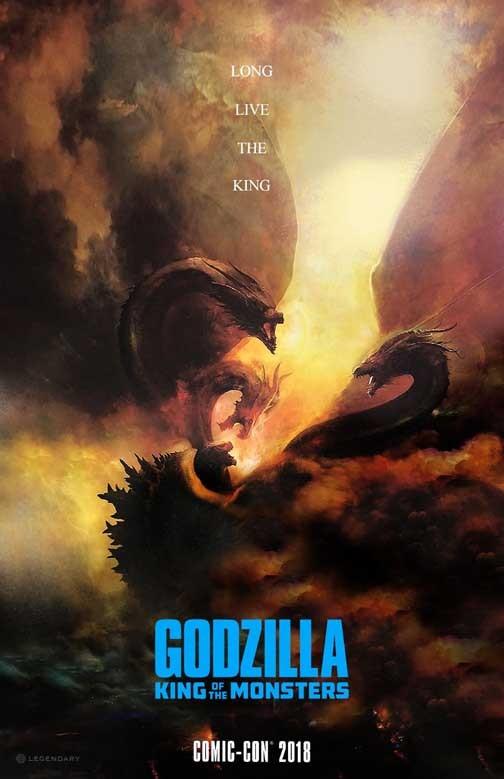 GODZILLA KING OF THE MONSTERS movie poster 11x17 SDCC 2018