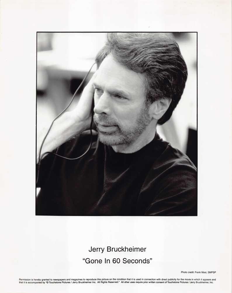 Dominic Sena GONE IN 60 SECONDS Jerry Bruckheimer original press photos 2000