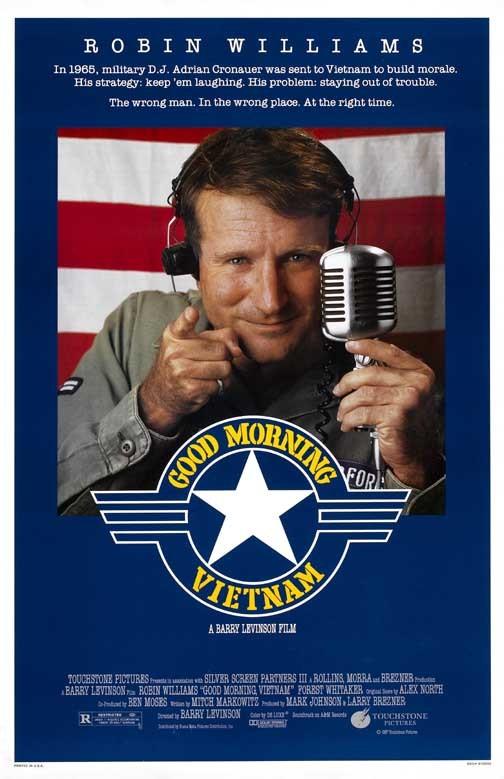 Robin Williams GOOD MORNING VIETNAM movie poster 11x17