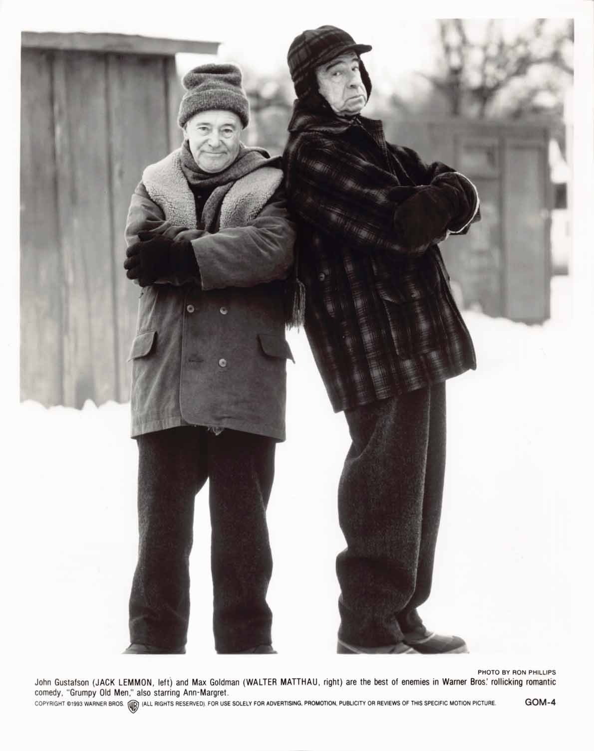 Jack Lemmon GRUMPY OLD MEN Walter Matthau original press photo 1993