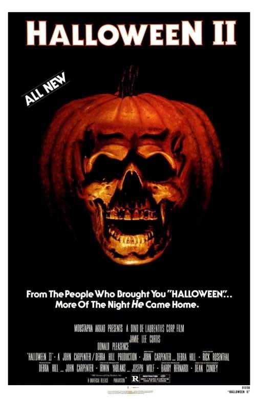 Jamie Lee Curtis HALLOWEEN 2 Donald Pleasence movie poster 11x17