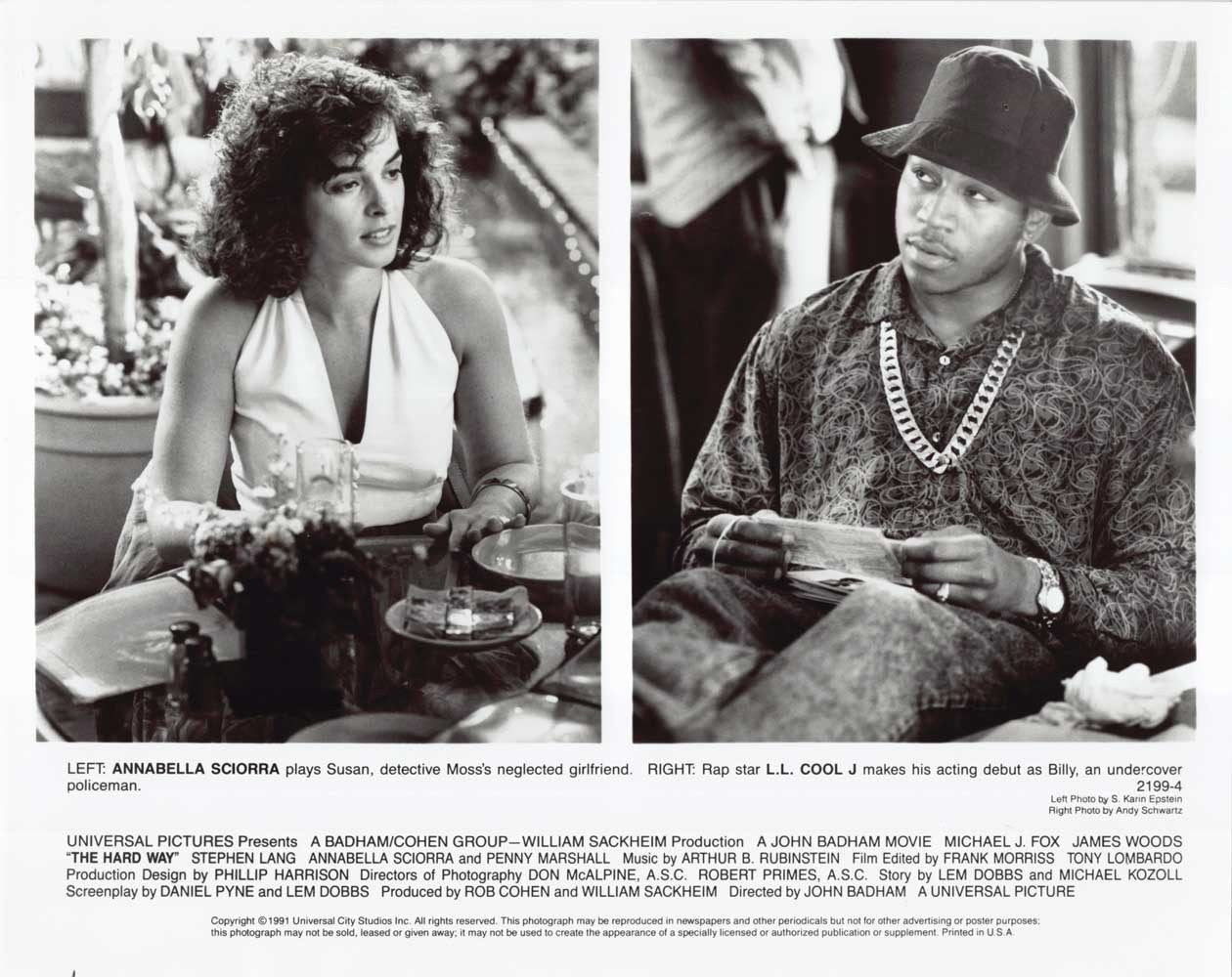 Annabella Sciorra THE HARD WAY L.L. Cool J original 8x10 press photo 1991