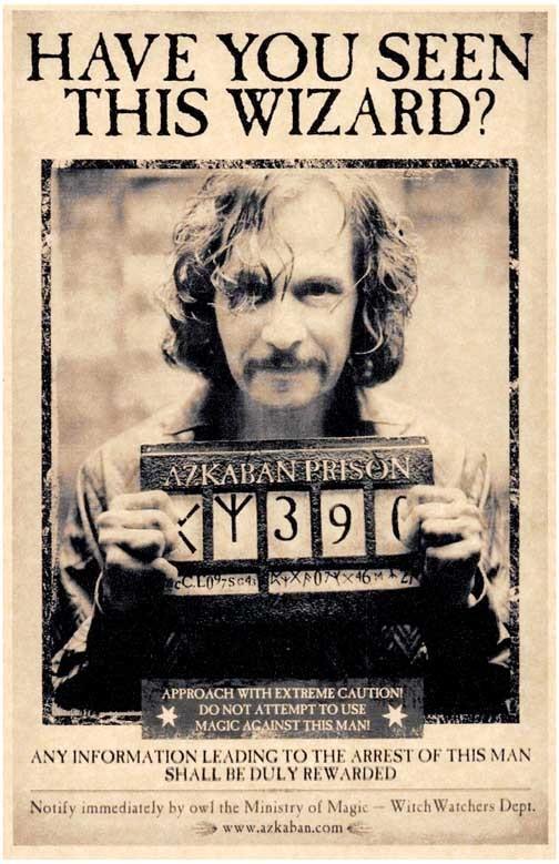 HARRY POTTER AND THE PRISONER OF AZKABAN "Have You Seen..." movie poster 11x17