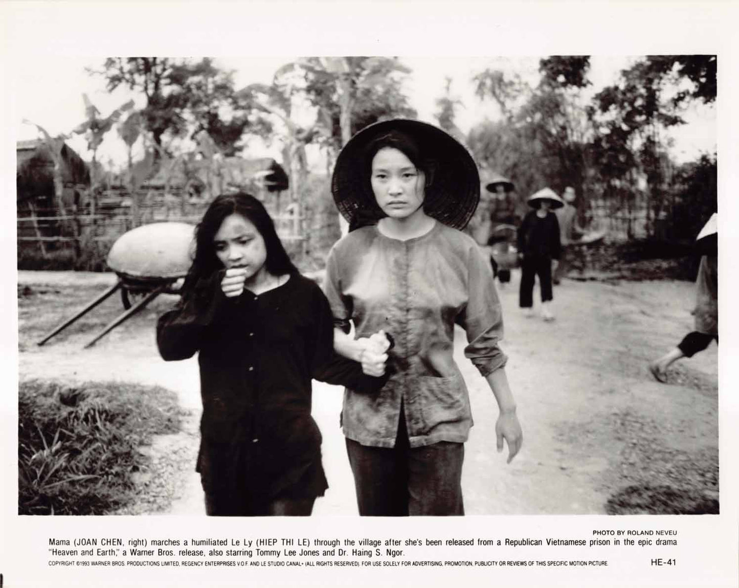 Joan Chen HEAVEN AND EARTH Hiep Thi Le original 8x10 press photo 1993