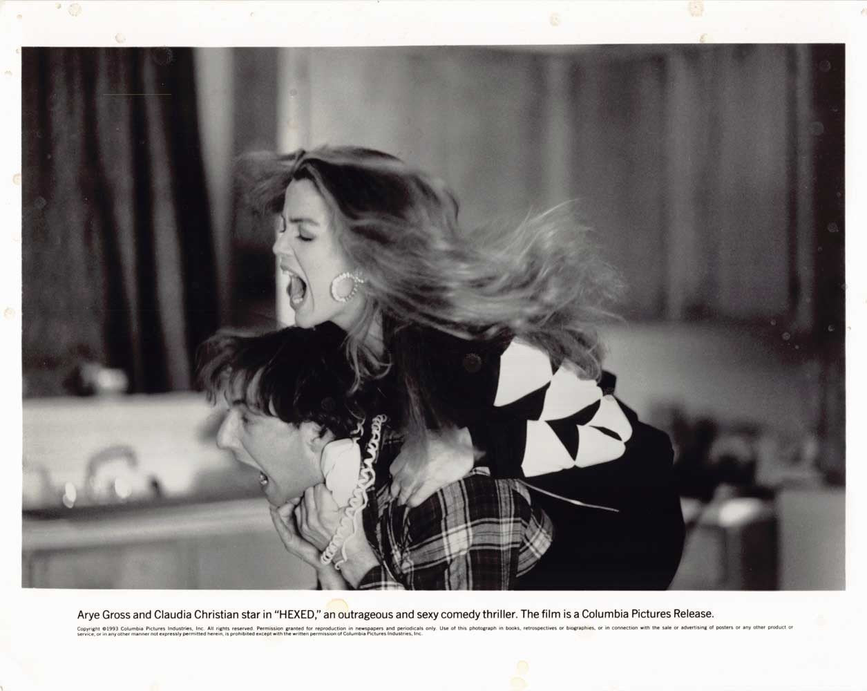 Arye Gross Claudia Christian HEXED Adriene Shelly original press photos 1992