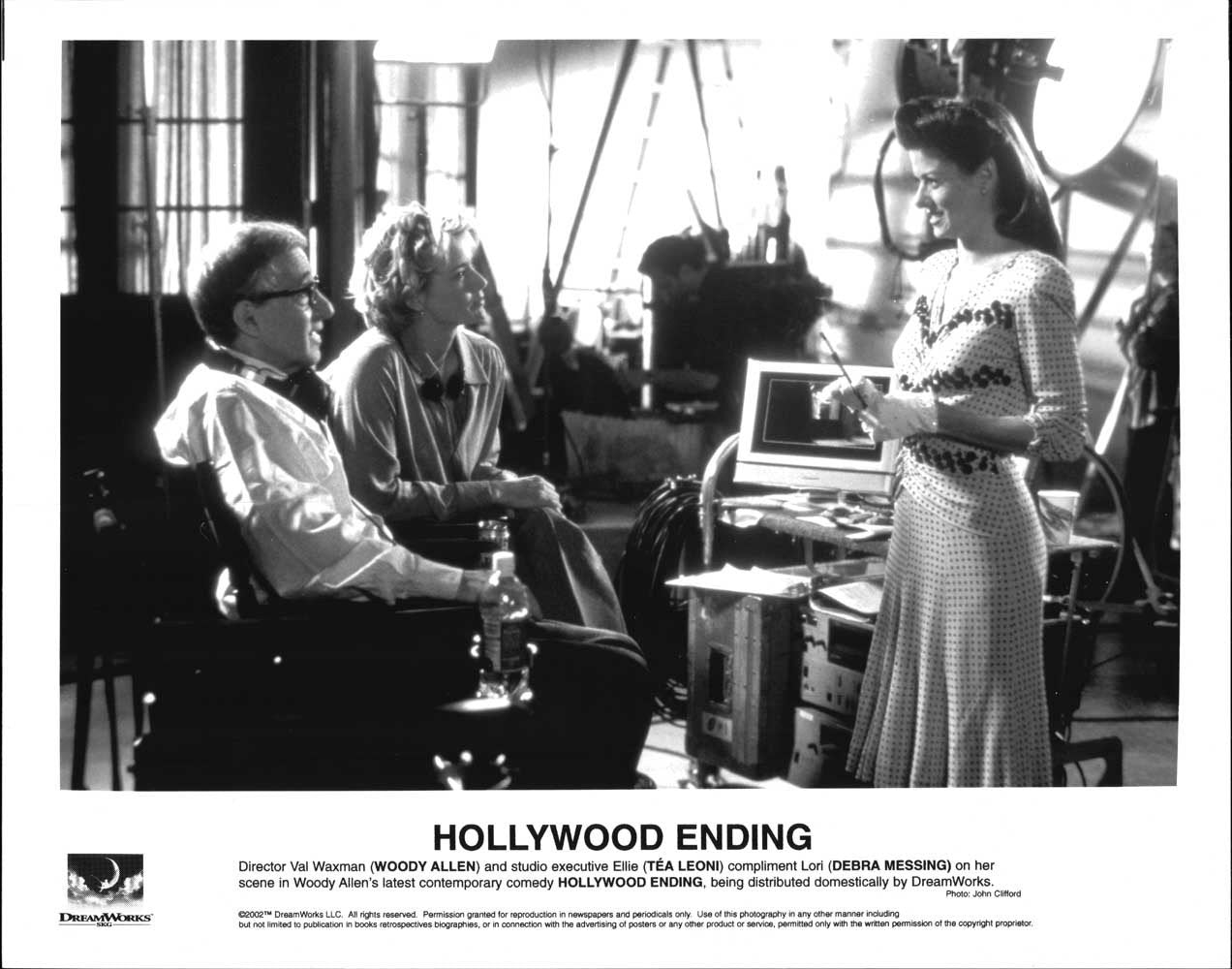 Téa Leoni HOLLYWOOD ENDING Woody Allen Debra Messing original 10x8 press photo