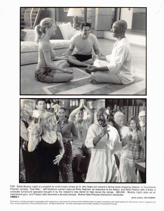 Eddie Murphy HOLY MAN Kelly Preston original 8x10 press photo