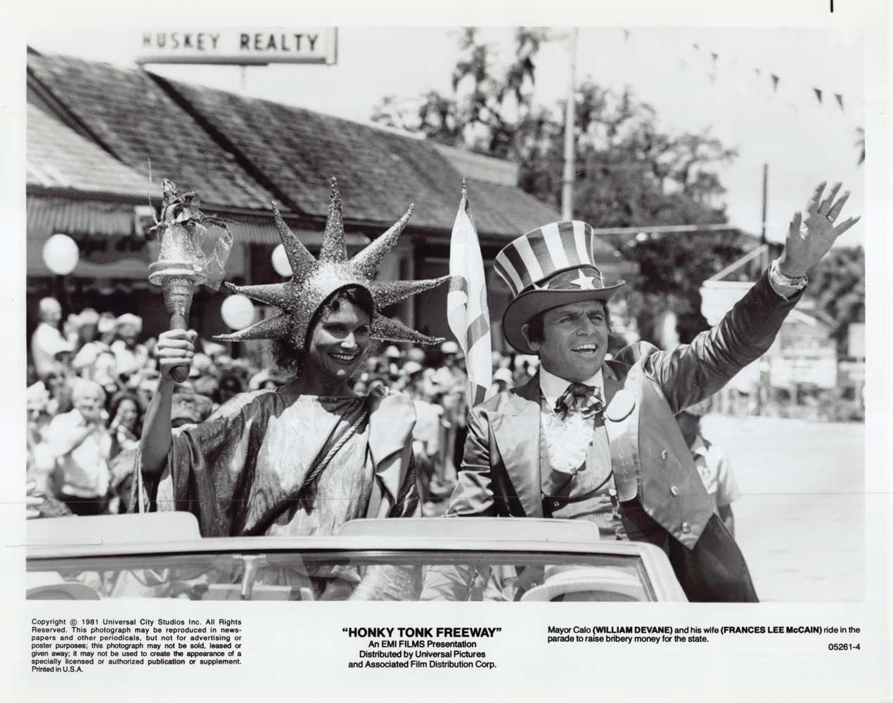 William Devane HONKY TONK FREEWAY Frances Lee McCain original 10x8 press photo