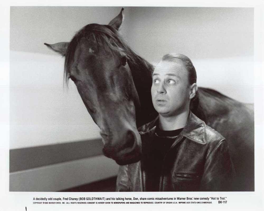 Bobcat Goldthwait HOT TO TROT original 10x8 press photo 1988