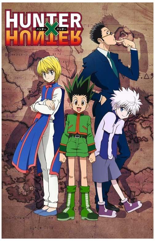 HUNTER x HUNTER foursome movie poster 11x17