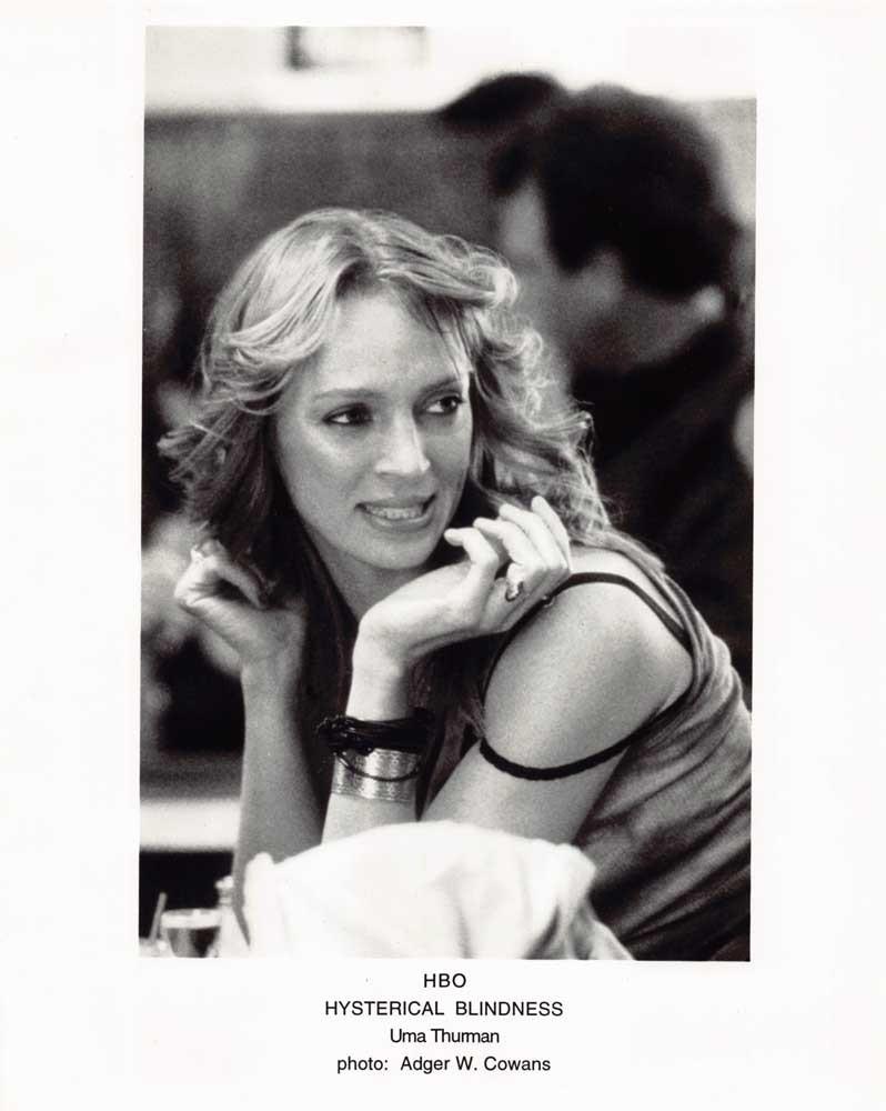 Uma Thurman HBO's HYSTERICAL BLINDNESS original 10x8 press photo 2001