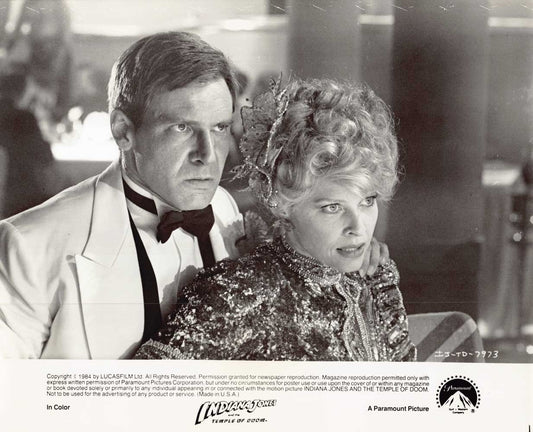 Ford INDIANA JONES TEMPLE OF DOOM Capshaw original 8x10 press photo 1984