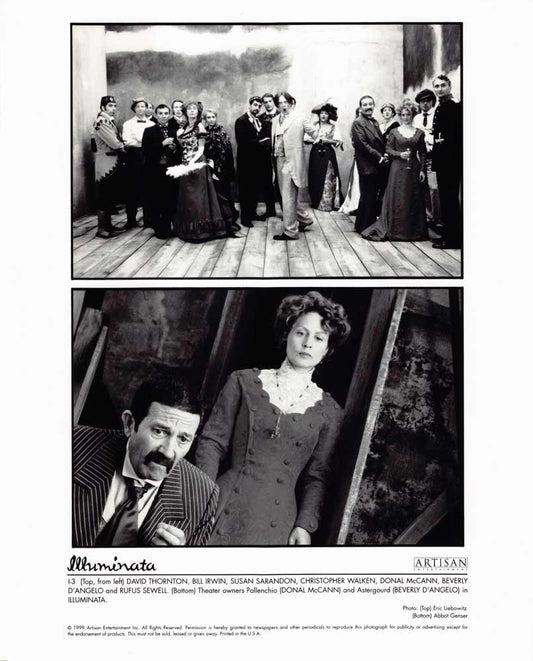 Christopher Walken ILLUMINATA Susan Sarandon original 8x10 press photo 1999