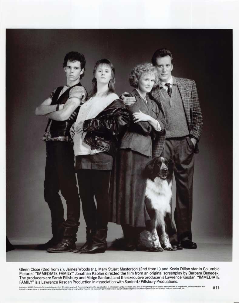 James Woods IMMEDIATE FAMILY Glenn Close Mary Stuart Masterson 8x10 press photo