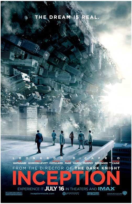 Leonardo DiCaprio INCEPTION roof advance movie poster 11x17 Christopher Nolan
