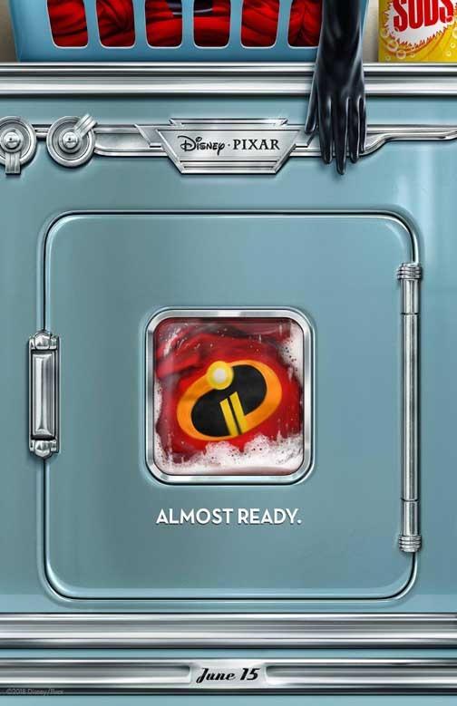Pixar INCREDIBLES 2 "Almost Ready" advance movie poster 11x17