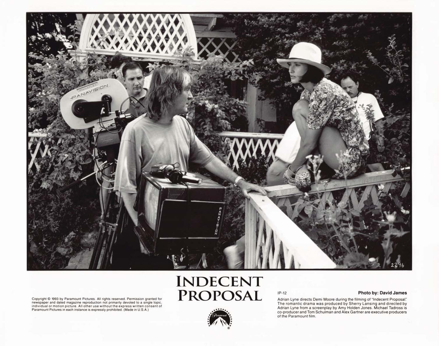 Demi Moore INDECENT PROPOSAL Woody Harrelson Robert Redford press photos